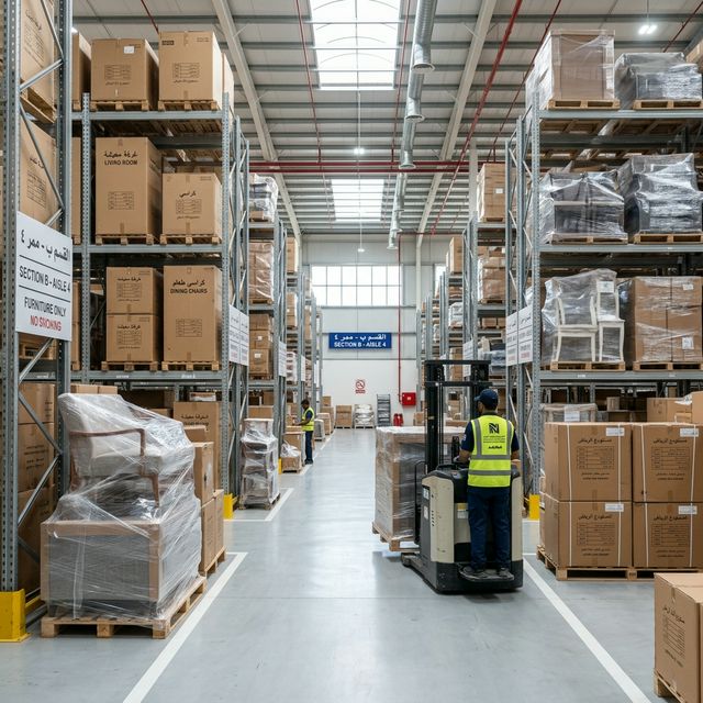 تخزين أثاث ومستودعات